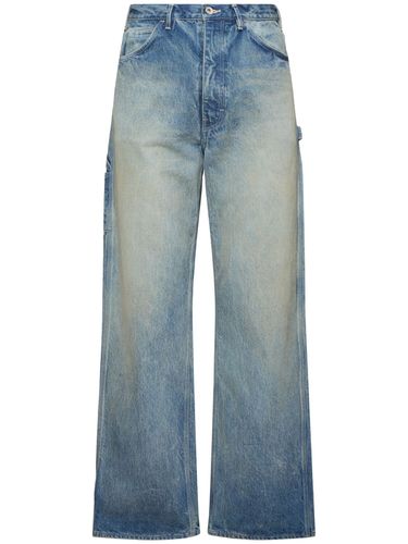 Selvedge Faded Heavy Denim Painter Jeans - AURALEE - Modalova