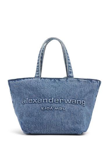 Bolso Tote Pequeño Punch De Denim - ALEXANDER WANG - Modalova