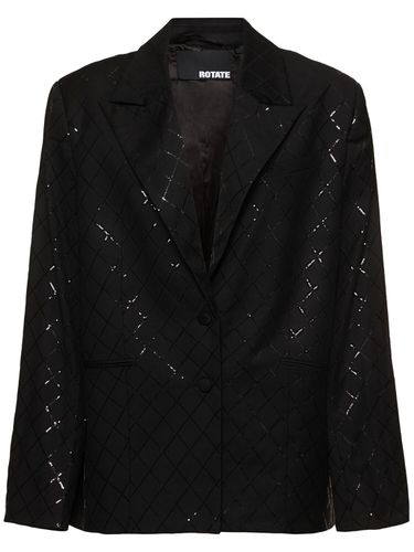 Blazer Oversize Con Paillettes - ROTATE - Modalova