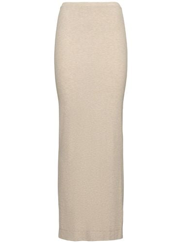 Emma Viscose Blend Jersey Long Skirt - ÉTERNE - Modalova