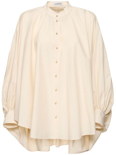 Puff Sleeve Poplin Shirt - LANVIN - Modalova