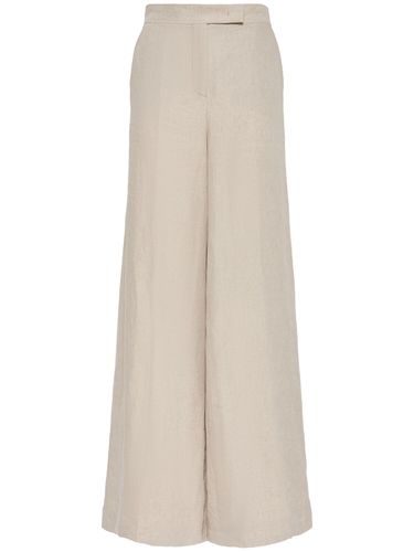 Sequoia Linen Wide Pants - MAX MARA - Modalova