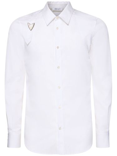 Camicia Harness In Cotone Con Fibbia - ALEXANDER MCQUEEN - Modalova