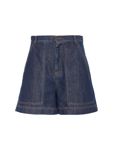 Bermudas De Denim Con Cintura Alta - WEEKEND MAX MARA - Modalova