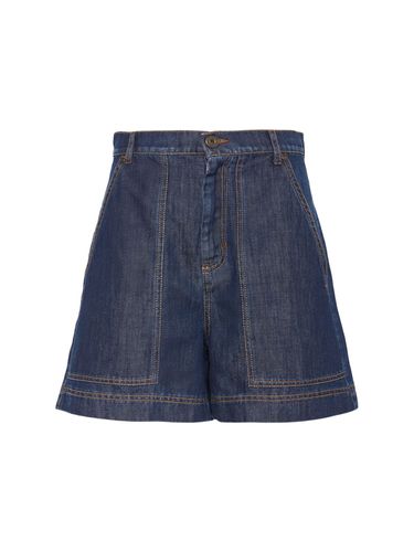 Nabulus Denim High Rise Bermuda Shorts - WEEKEND MAX MARA - Modalova