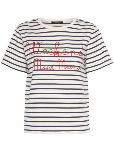 T-shirt Olga In Jersey Di Cotone Ricamato - WEEKEND MAX MARA - Modalova