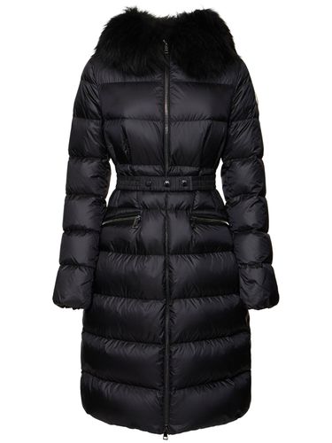 Chaqueta Larga De Plumas De Nylon - MONCLER - Modalova