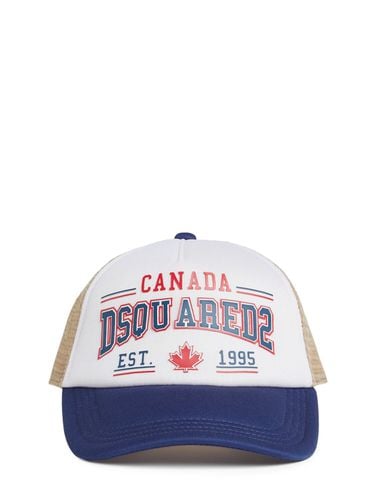 Gorra De Poliéster Estampada - DSQUARED2 - Modalova