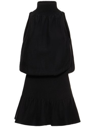 Ruched Turtleneck Mini Dress - ALEXANDER WANG - Modalova