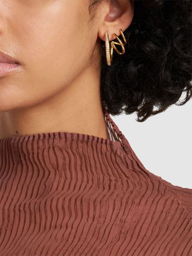 Stellar Mismatched Hoop Earrings - PANCONESI - Modalova