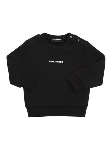 Sudadera De Algodón Con Cuello Redondo - DSQUARED2 - Modalova