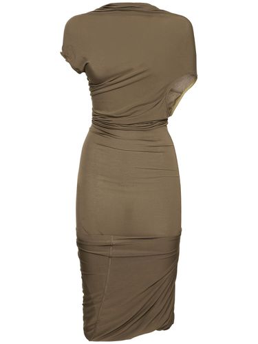 Vestido Corto Drapeado - HELMUT LANG - Modalova