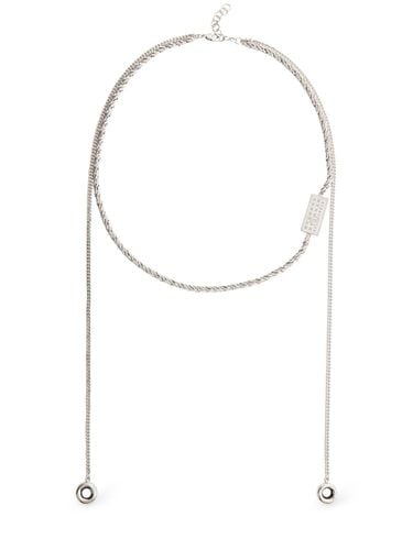 Collar Mm6 Con Cadena - MM6 MAISON MARGIELA - Modalova