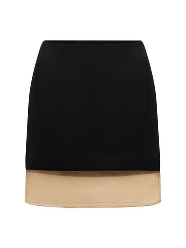 Issia Jersey & Tulle Mini Skirt - ESSE STUDIOS - Modalova