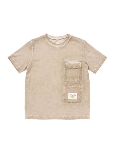 Cotton Jersey T-shirt W/ Pockets - MM6 MAISON MARGIELA - Modalova