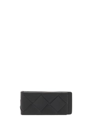 Intrecciato Leather Money Clip - BOTTEGA VENETA - Modalova