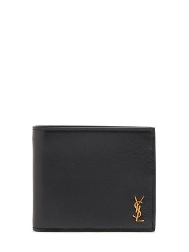 Monogram Leather Wallet W/ Coin Purse - SAINT LAURENT - Modalova