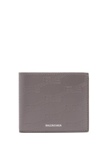 Bb Monogram Leather Billfold Wallet - BALENCIAGA - Modalova