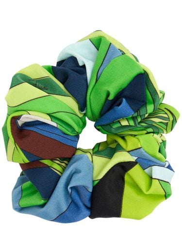 Scrunchie Medio In Twill Di Seta Stampato - PUCCI - Modalova