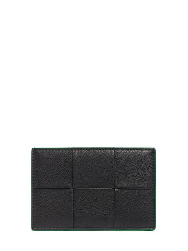 Cassette Leather Credit Card Case - BOTTEGA VENETA - Modalova