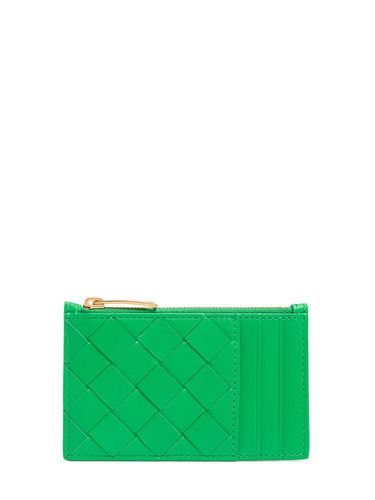 Zipped Leather Card Case - BOTTEGA VENETA - Modalova