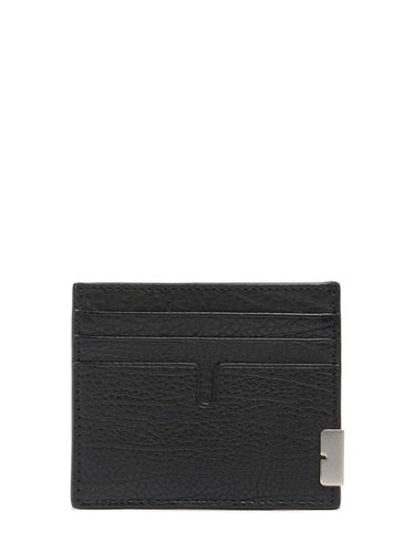 Sandon Grained Leather Card Case - BURBERRY - Modalova