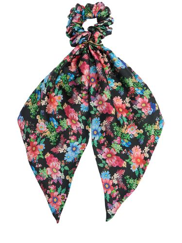 Xl Link Black Floral Scrunchie - RABANNE - Modalova