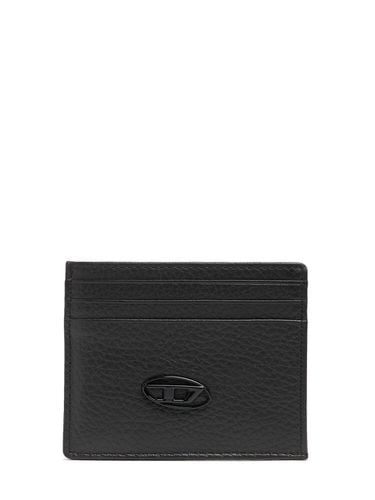 Oval-d Leather Card Holder - DIESEL - Modalova