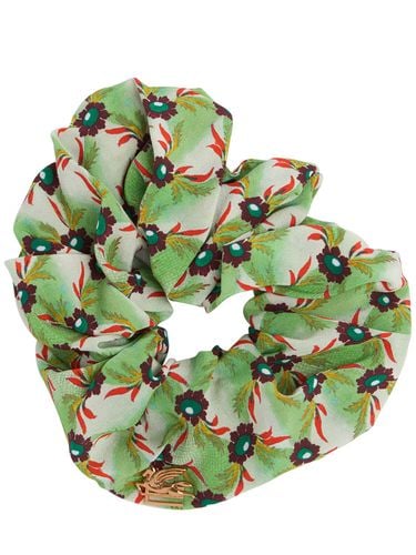 Scrunchie In Seta Stampata - ETRO - Modalova