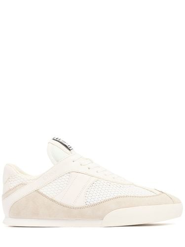 Kick Lace-up Leather Low Top Sneakers - CHLOÉ - Modalova