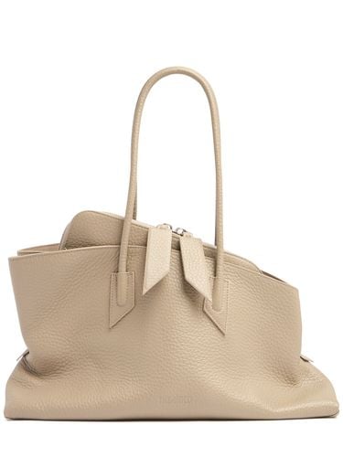 La Passeggiata Grained Leather Tote Bag - THE ATTICO - Modalova