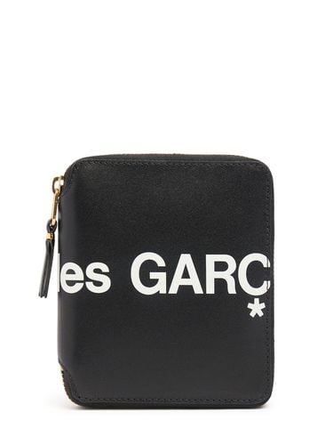 Cartera Huge De Piel Con Logo Y Cremallera - COMME DES GARÇONS WALLET - Modalova