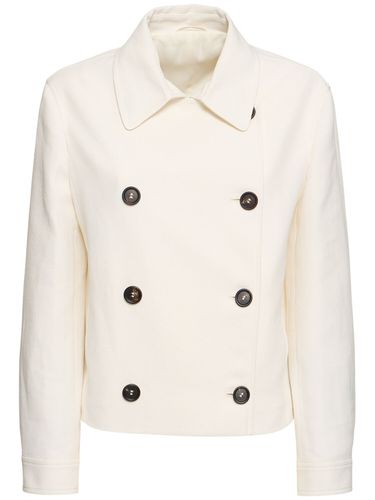 Padded Cotton & Linen Jacket - BRUNELLO CUCINELLI - Modalova