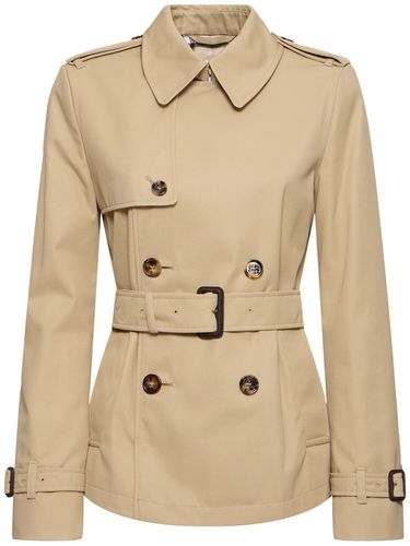 Short Canvas Trench Coat - BURBERRY - Modalova