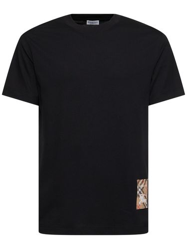 Burberry Check Label T-shirt - BURBERRY - Modalova