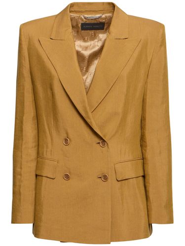 Blazer Doppiopetto In Misto Viscosa - ALBERTA FERRETTI - Modalova