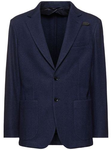 Blazer Aus Baumwolljersey Und Kaschmir - BRIONI - Modalova