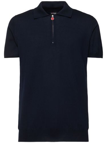 Polo De Algodón Con Cremallera - KITON - Modalova