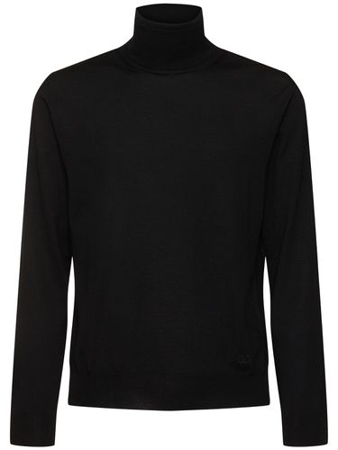 Turtleneck Wool Sweater - VALENTINO - Modalova