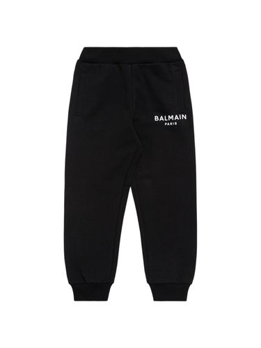 Pantalones Deportivos De Algodón Con Logo - BALMAIN - Modalova