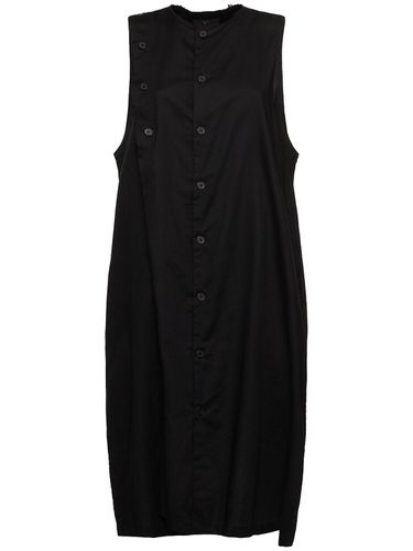 Light Cotton Twill Midi Dress - YOHJI YAMAMOTO - Modalova