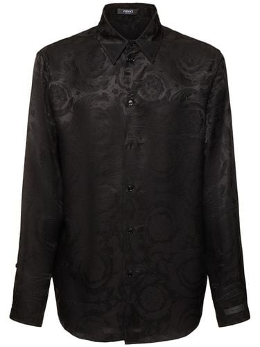 Camisa De Viscosa - VERSACE - Modalova