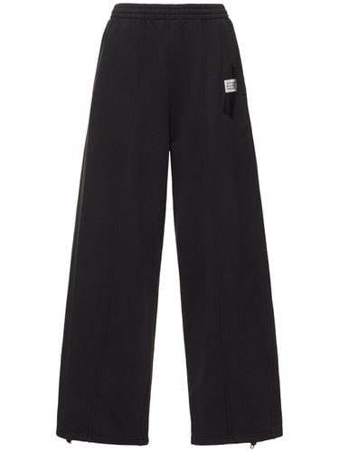 Pantalones De Jersey De Algodón - MM6 MAISON MARGIELA - Modalova