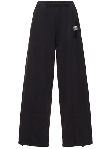 Pantaloni In Felpa Di Cotone - MM6 MAISON MARGIELA - Modalova