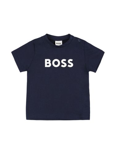 Camiseta De Algodón Jersey - BOSS - Modalova