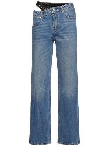 Jeans Dip / Dettaglio Slip - ALEXANDER WANG - Modalova