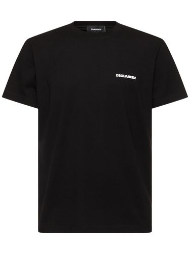 Camiseta De Algodón Estampado - DSQUARED2 - Modalova