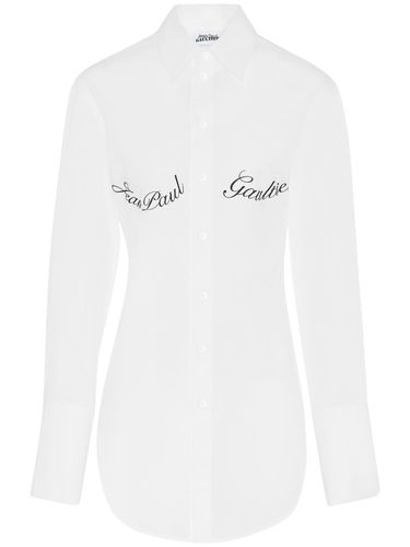 Stretch Poplin Shirt - JEAN PAUL GAULTIER - Modalova