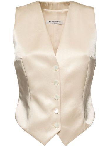 Gilet In Duchesse - PHILOSOPHY DI LORENZO SERAFINI - Modalova