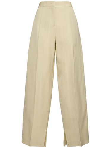 Fluid Silk & Viscose Tailored Wide Pants - JIL SANDER - Modalova